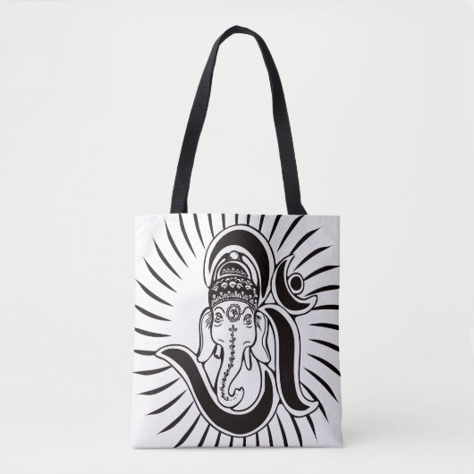 Hindu ganesh over het hele gedrukte Tas (Voorkant)
