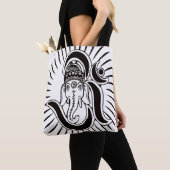 Hindu ganesh over het hele gedrukte Tas (Dichtbij)