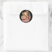 Hindu Ganesh Ronde Sticker (Tas)