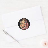 Hindu Ganesh Ronde Sticker (Envelop)