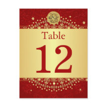 Hindu Ganesh Rood, Gouden Tafel Nummer Post Kaart