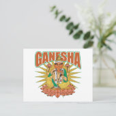 Hindu Ganesha Briefkaart (Staand voorkant)