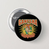 Hindu Ganesha Ronde Button 5,7 Cm (Voorkant /achterkant)