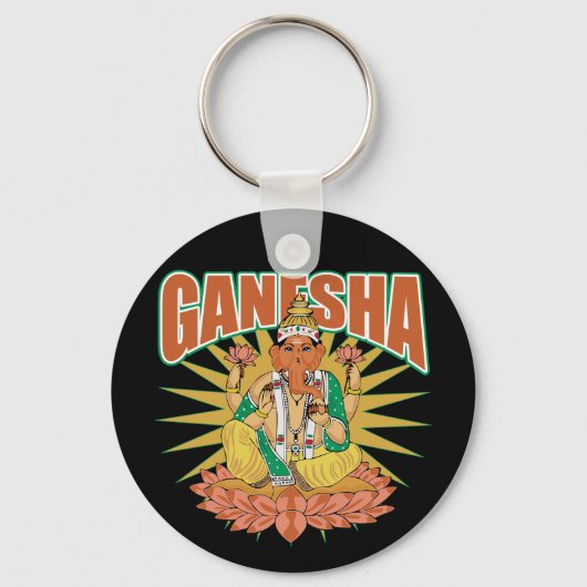 Hindu Ganesha Sleutelhanger (Voorkant)