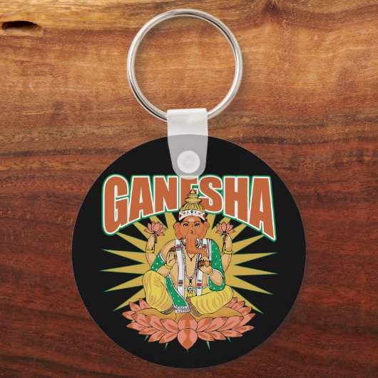 Hindu Ganesha Sleutelhanger (Voorkant)