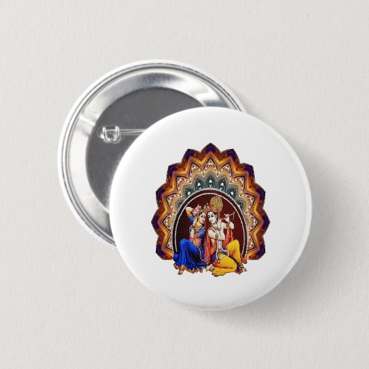 Hindu Gathering Ronde Button 5,7 Cm (Voorkant /achterkant)