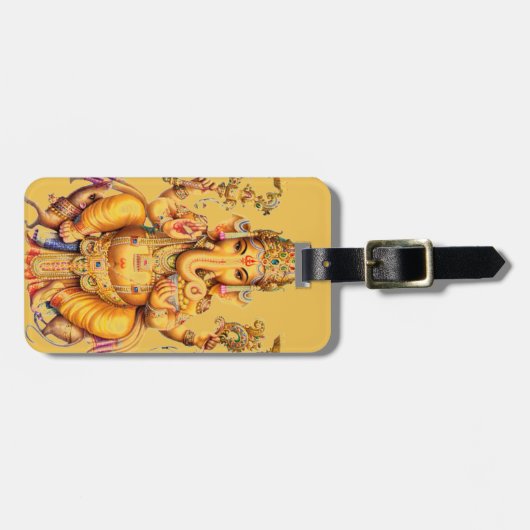 HINDU GOD GANESH BAGAGELABEL (Voorkant horizontaal)