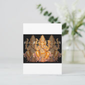 Hindu God Ganesh Briefkaart (Staand voorkant)