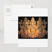 Hindu God Ganesh Briefkaart (Voorkant / Achterkant)