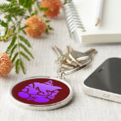 Hindu God Ganesh GOD of Wealth Success Sleutelhanger (Zijkant)