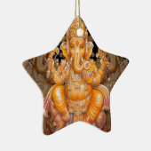 Hindu God Ganesh Keramisch Ornament (Rechts)