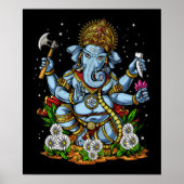 Hindu God Ganesha Poster (Voorkant)