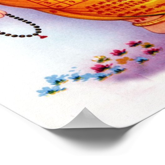 HIndu God Ganesha Poster (Hoek)