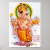 HIndu God Ganesha Poster (Voorkant)