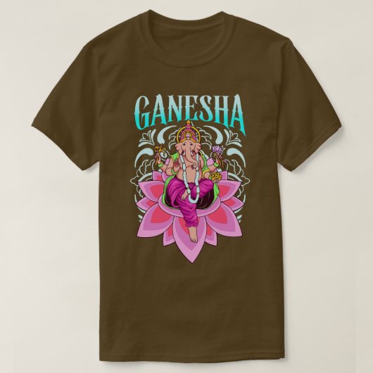Hindu God Ganesha T-shirt (Design voorkant)