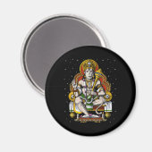 Hindu God Hanuman Magneet (Voorkant / Achterkant)