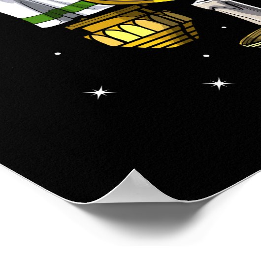 Hindu God Hanuman Poster (Hoek)