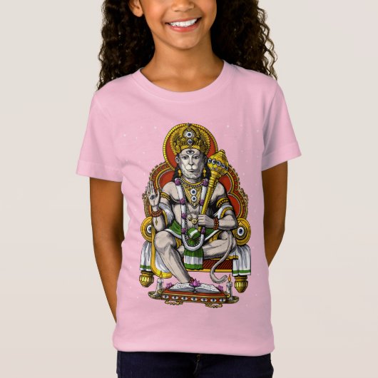 Hindu God Hanuman T-shirt (Voorkant)