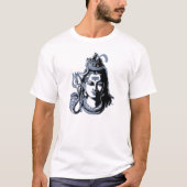 Hindu God Mahadev Lord Shiva zegeningen T-shirt (Voorkant)