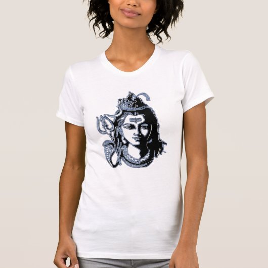 Hindu God Mahadev Shiva zegen T-shirt design (Voorkant)