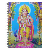 Hindu God Muruga Notitieboek (Voorkant)