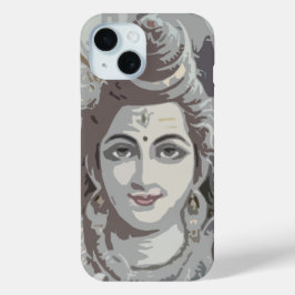 Hindu god shiva appel met hard hoesje