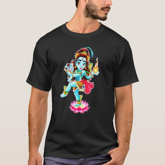 Hindu God Shiva Mahadev Shiv Shankar Adiyogibholen T-shirt (Voorkant)