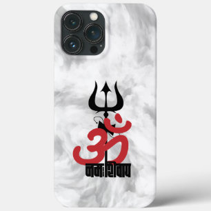 Hindu God Shiva Om Namah Shivay met Trident OM Case-Mate iPhone Case