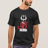 Hindu God Shiva Om Namah Shivay met Trident OM T-shirt (Voorkant)