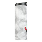 Hindu God Shiva Om Namah Shivay met Trident OM Thermosbeker (Gedraaid links)