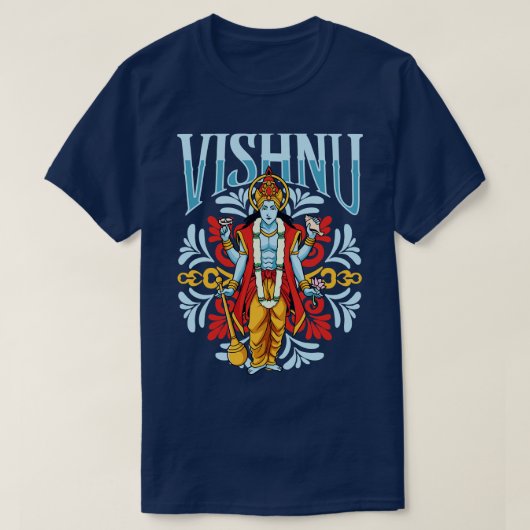 Hindu God Vishnu T-shirt (Design voorkant)