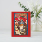 Hindu God Waarschijnlijk Vishnu Briefkaart (Staand voorkant)