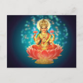 Hindu goddess briefkaart (Voorkant)