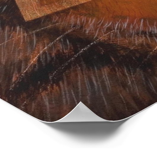 Hindu Goddess Durga en Tiger Art Poster (Hoek)