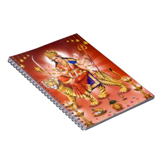 Hindu Goddess Durga Notitieboek (Rechterzijde)