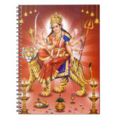 Hindu Goddess Durga Notitieboek (Voorkant)