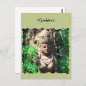 Hindu Goddess in het Oerwoud Briefkaart (Voorkant / Achterkant)