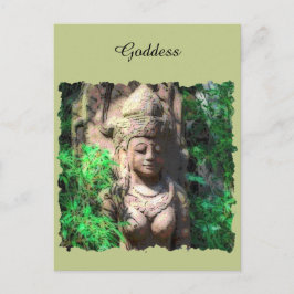 Hindu Goddess in het Oerwoud Briefkaart