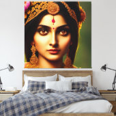 Hindu Goddess Indrani - Venus Canvas Afdruk (Insitu (Slaapkamer))