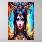 Hindu Goddess Kali | AI Art Poster (Voorkant)