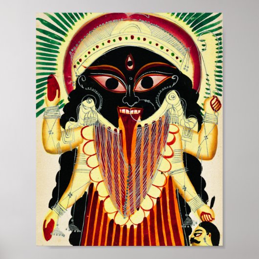 Hindu goddess Kali Poster (Voorkant)