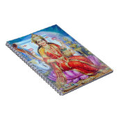 Hindu Goddess Lakshmi Devi Notitieboek (Rechterzijde)