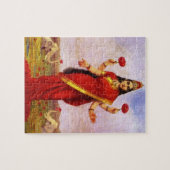 Hindu Goddess Lakshmi door Raja Ravi Varma Legpuzzel (Horizontaal)