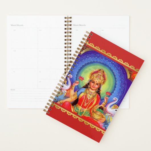 Hindu Goddess Lakshmi Maa Planner (Display)