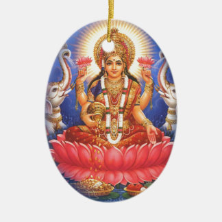 Hindu Goddess Laxmi Devi Mata Keramisch Ornament