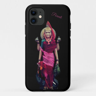 Hindu Goddess Phone Case met out naam of initiaal