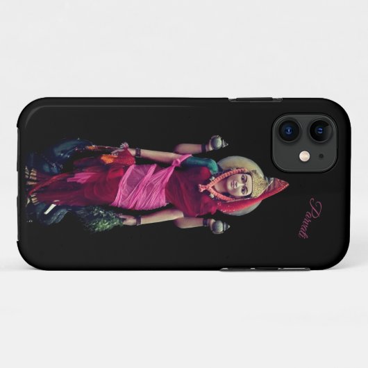 Hindu Goddess Phone Case met out naam of initiaal (Achterkant (horizontaal))