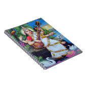 Hindu Goddess Saraswati Notitieboek (Rechterzijde)