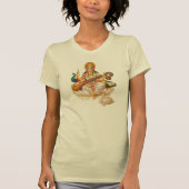 Hindu Goddess Saraswati, T-shirt (Voorkant)