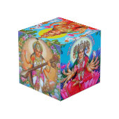 Hindu Goddesses Lakshmi Durga Saraswati Gayatri Kubus (Achter hoekig)